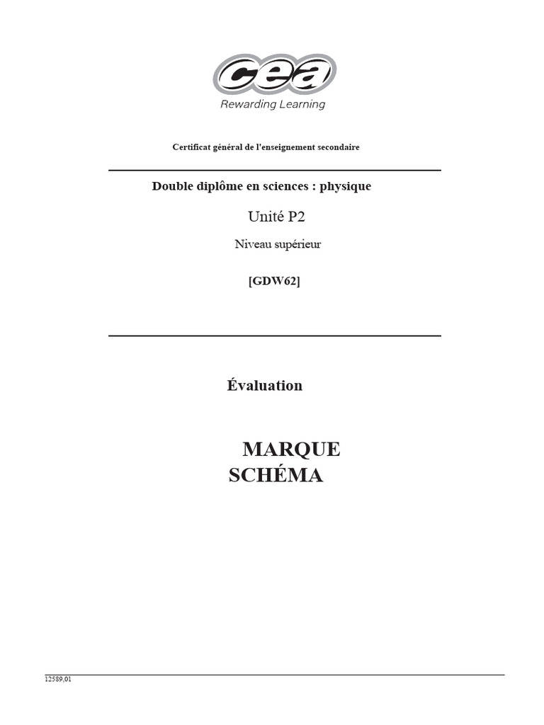 Évaluation de Physique : Notation et Critères | PDF | Physique | Science