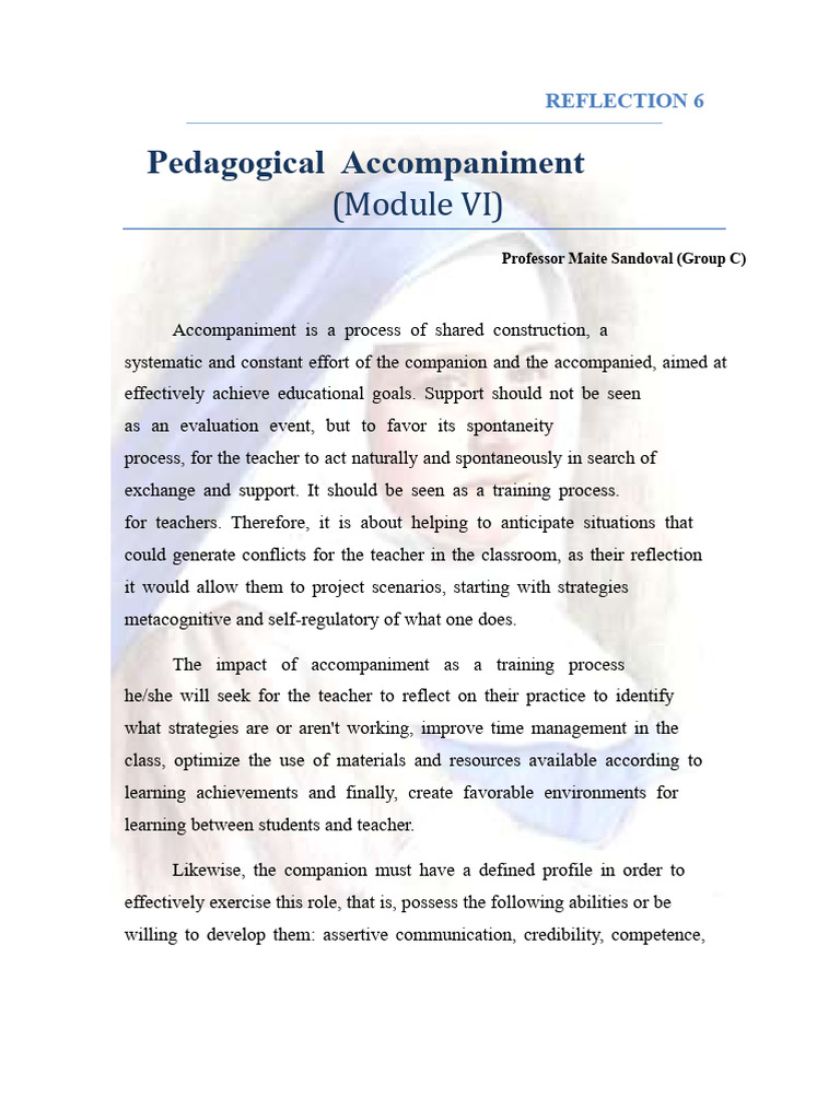Effective Pedagogical Accompaniment Guide | PDF