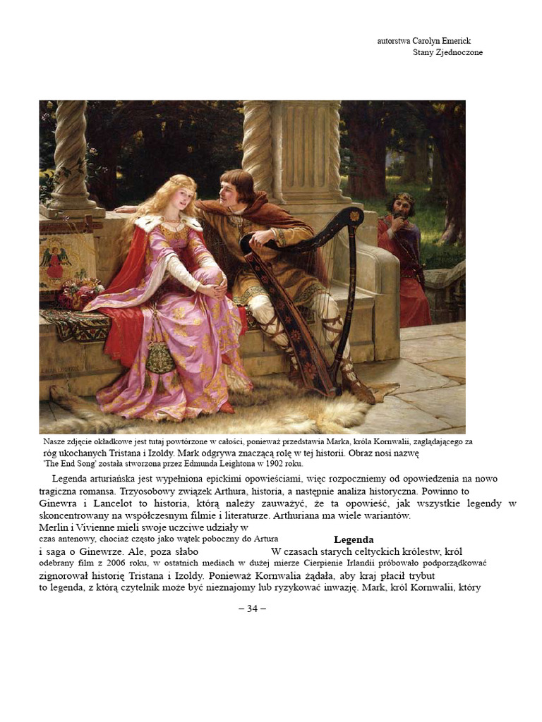 Tristan I Izolda - Średniowieczna Historia Miłości I Zdrady | PDF
