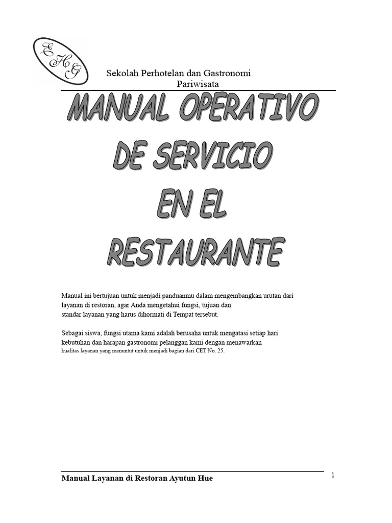 Manual Operasional | PDF