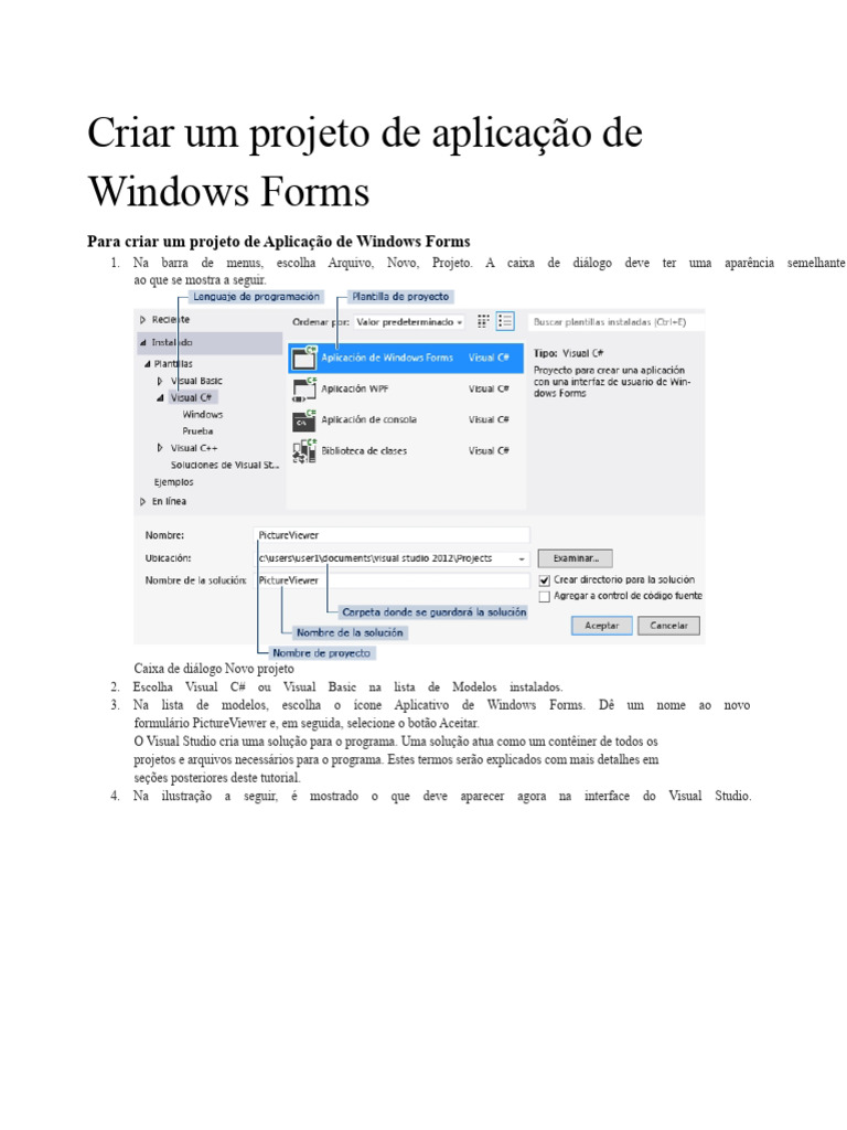 Criando Aplicativos com Windows Forms | PDF | Janela (informática) | C ...