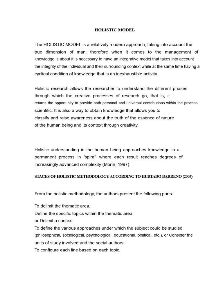Holistic Model for Knowledge Management | PDF
