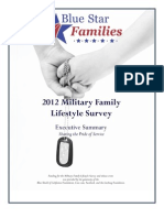 Blue Star Families 2012 Military Family Lifestyle Survey Executive Summary