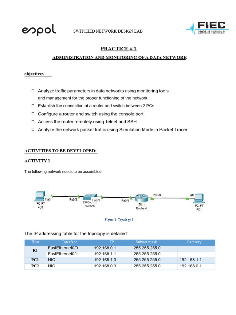 Data Network Administration Lab Guide | PDF | Computer Network | Router ...