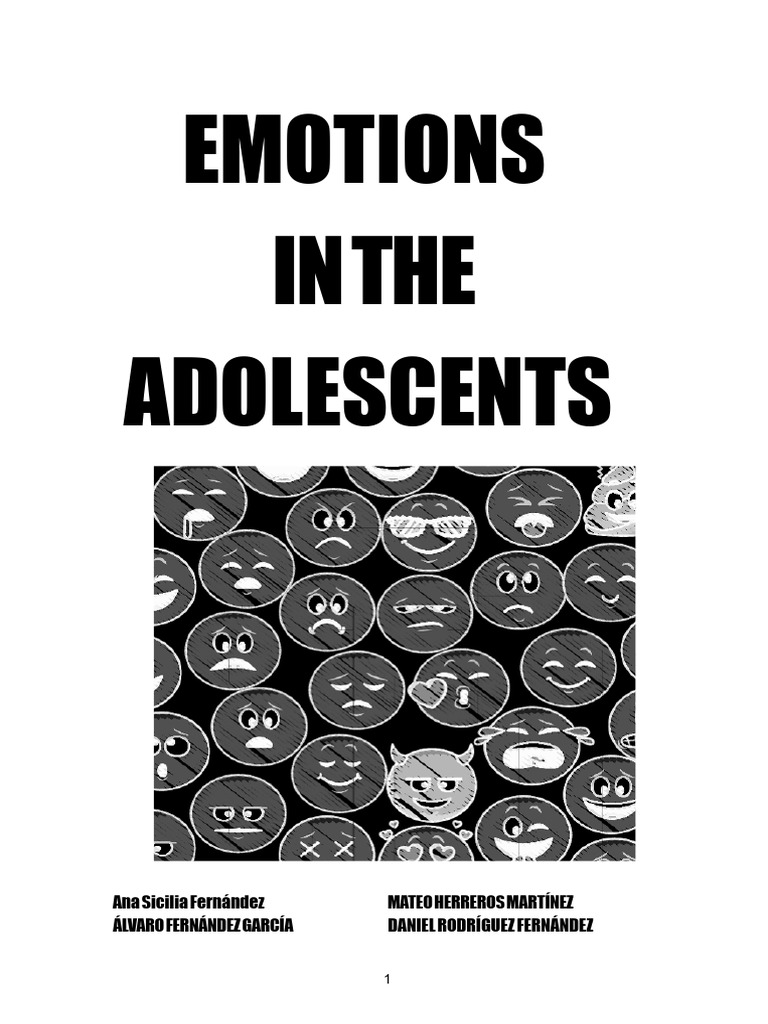 Emotions in Adolescents | PDF | Adolescence | Emotions