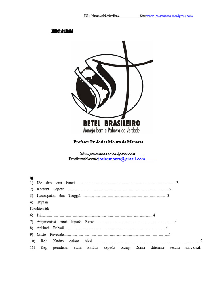 Analisis Surat Roma oleh Paulus | PDF