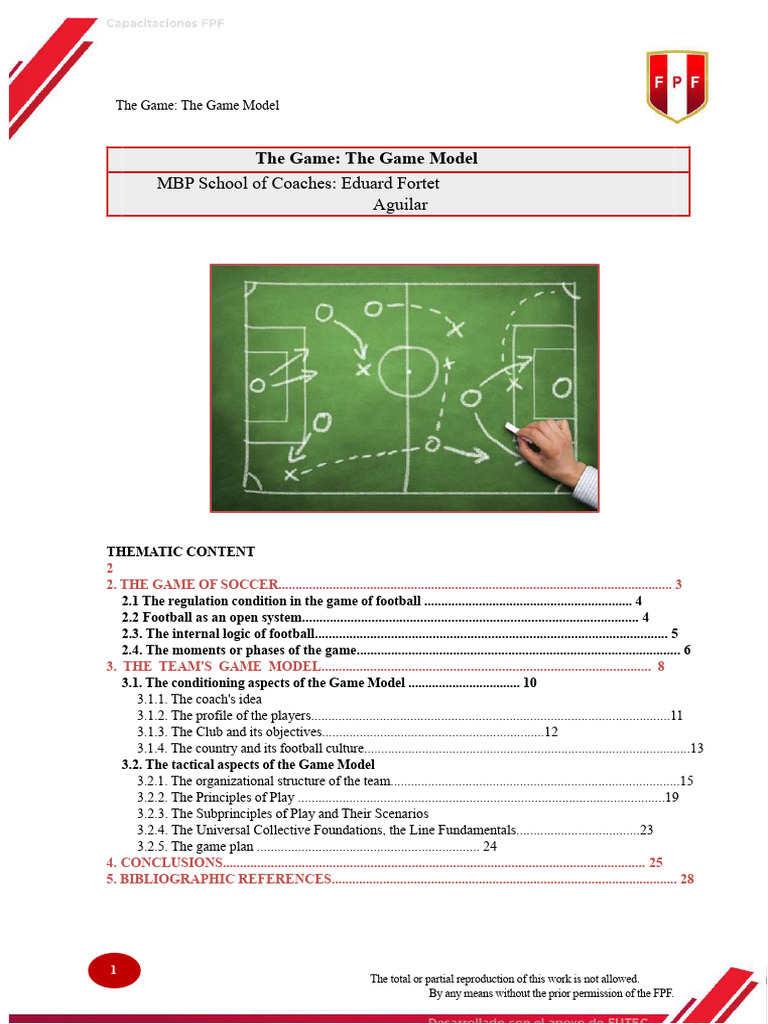 Soccer Game Model Explained | PDF | Knowledge | Complexity