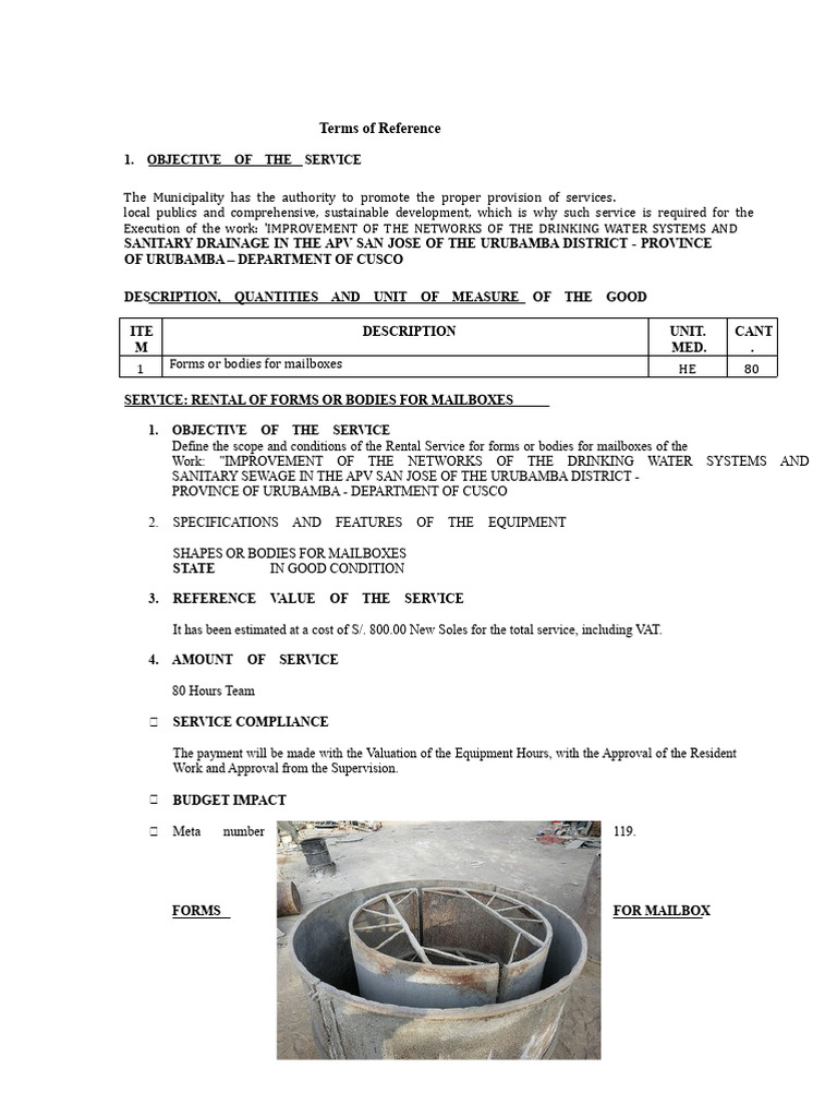 TDR For Box Bodies | PDF