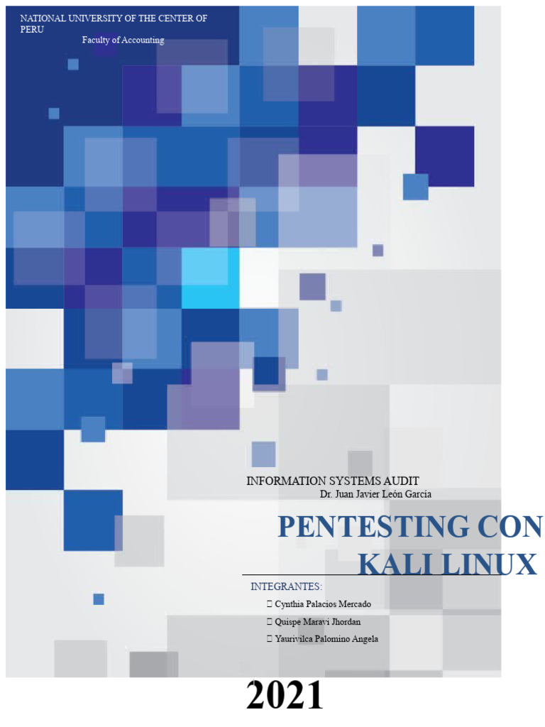 Pentesting with Kali Linux Guide | PDF | Penetration Test | Security