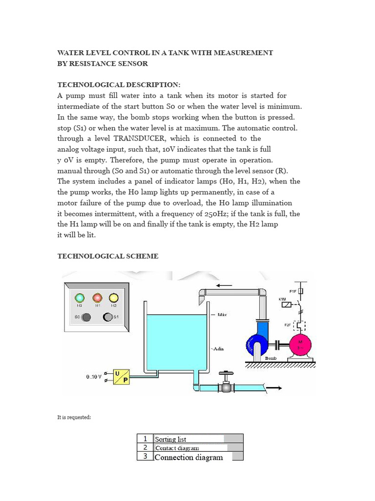 Water Level Control System Design | PDF | Digital To Analog Converter ...