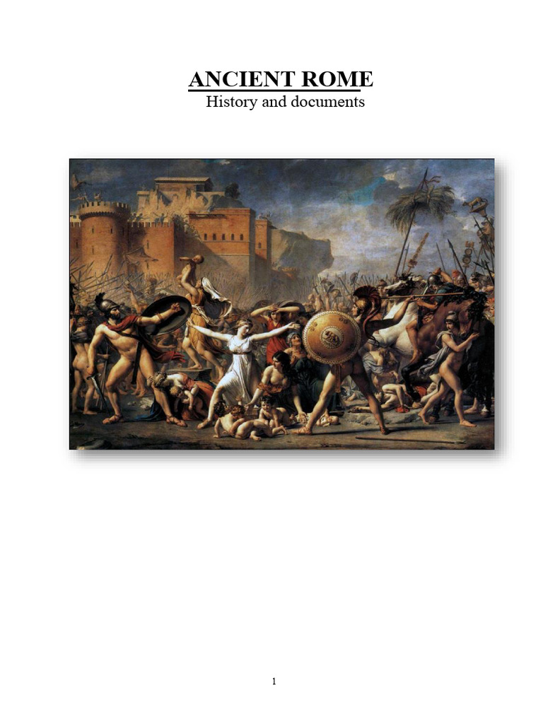 History of Ancient Rome: From Origins to Empire | PDF | Roman Republic ...