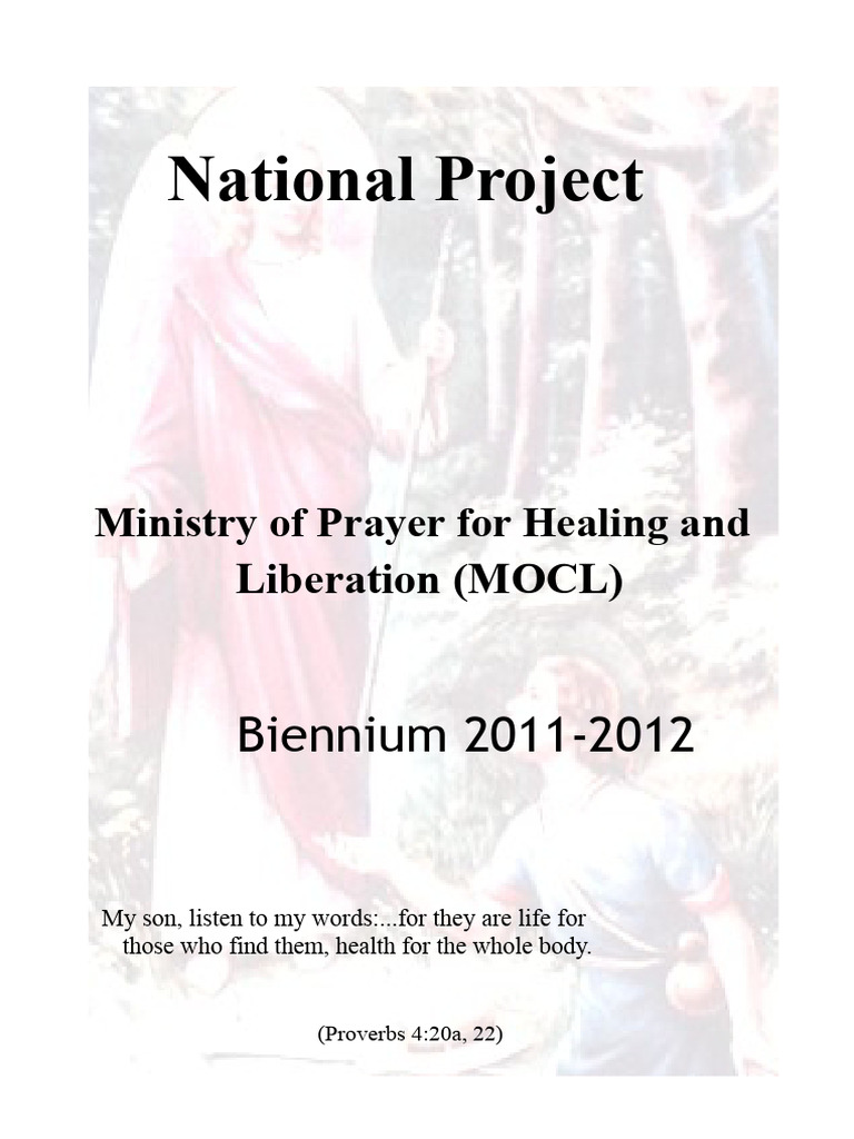 Ministry Of Prayer For Healing And Deliverance Pdf Prayer