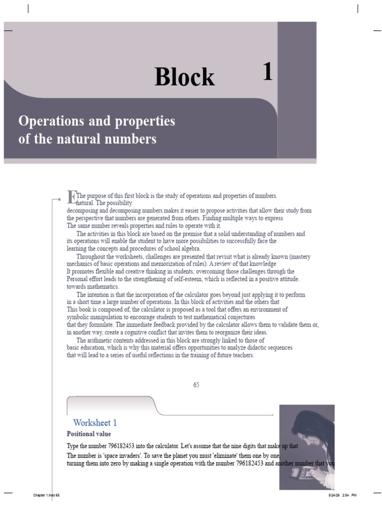 Operations and Properties of Natural Numbers | PDF | Subtraction | Numbers