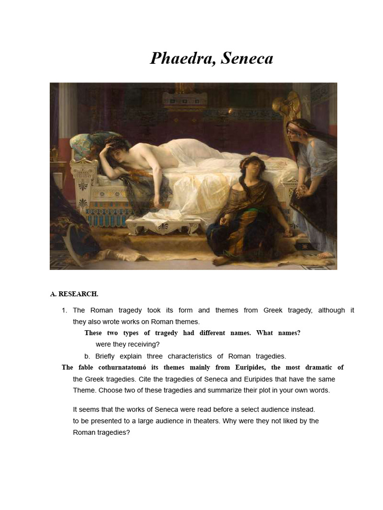 Phaedra, Seneca | PDF