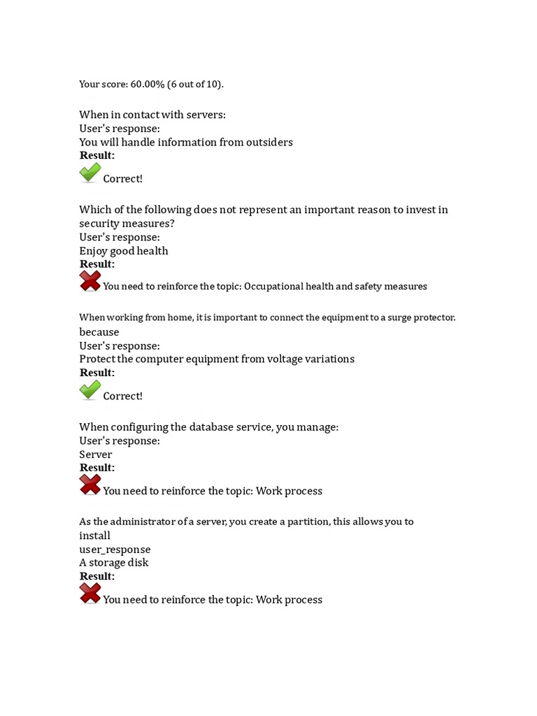 Server Management and Safety Assessment | PDF | Computer Network | Port ...