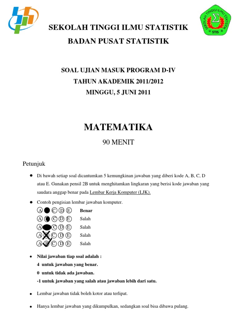 Soal Stis Dan Pembahasan Pdf Reader