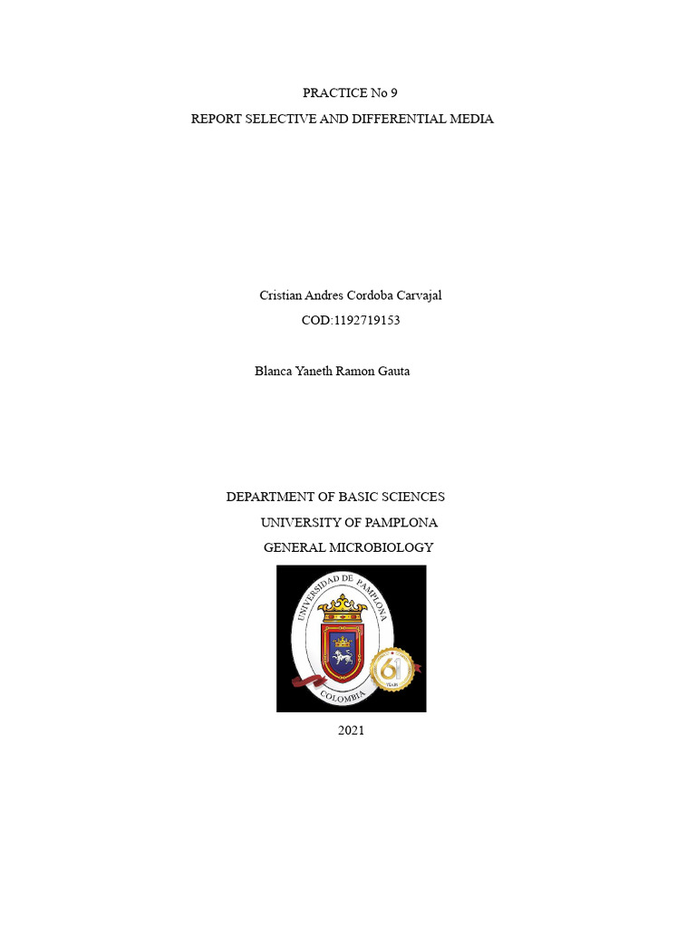 Selective & Differential Media in Microbiology | PDF | Growth Medium ...