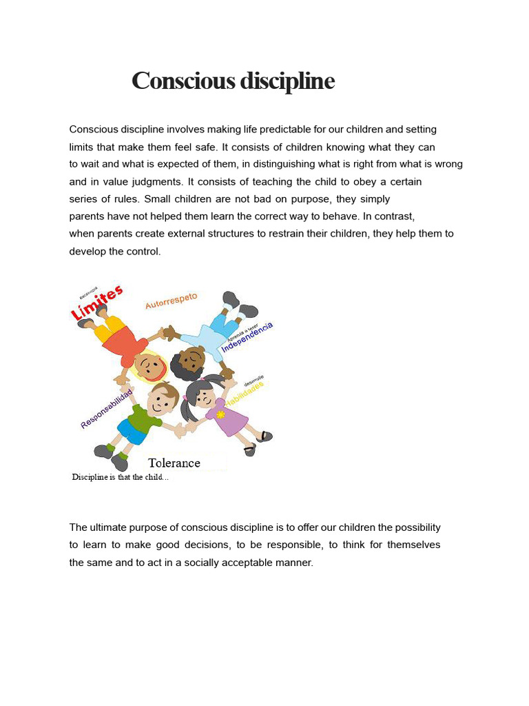 Conscious Discipline for Children | PDF | Disciplines | Emotions