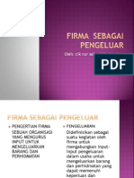 Firma Sebagai Pengeluar