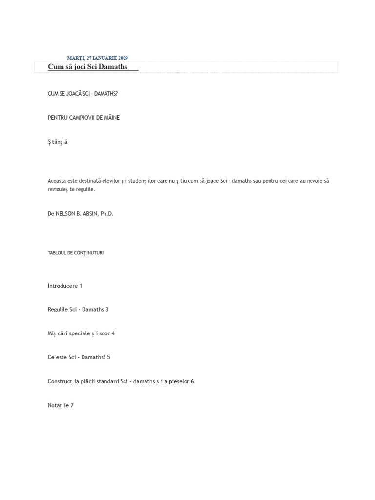 Sci Dama | PDF