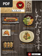 Rakuzen Menu Highlights and Sets | PDF | Sushi | Seafood