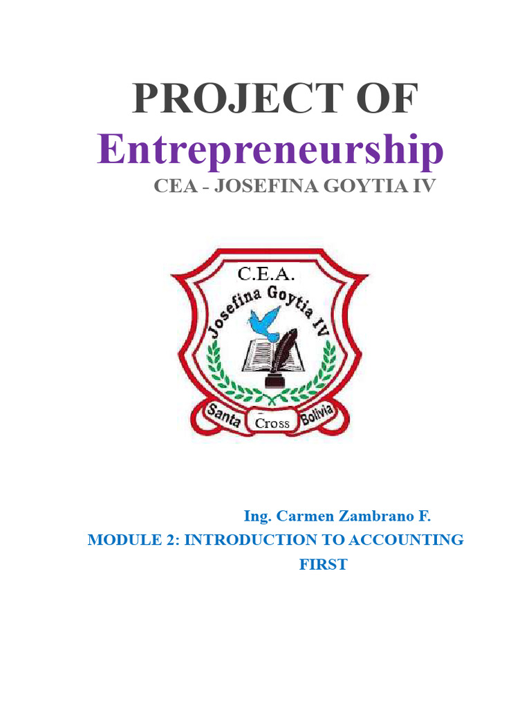 Entrepreneurship Project - Accounting | PDF