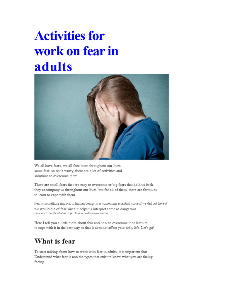 activities-to-work-on-fear-in-adults-pdf-fear-anxiety