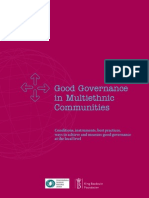 Good Governance Multi Ethnic Communities