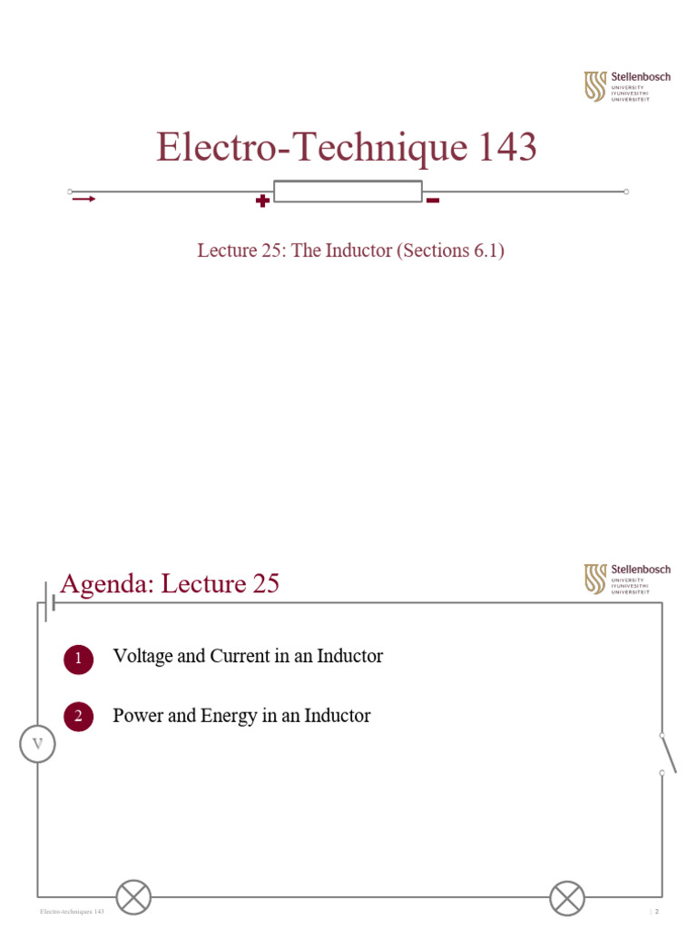 Understanding Inductors in Electro-Technique | PDF