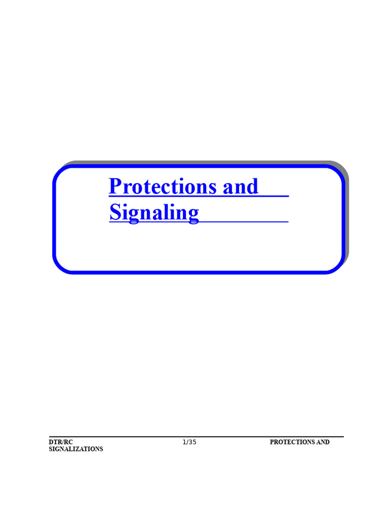 Transformer Protection and Signaling Systems | PDF | Relay | Transformer