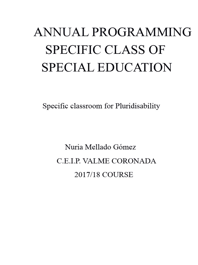 Special Education Programming Guide | PDF | Learning | Reinforcement