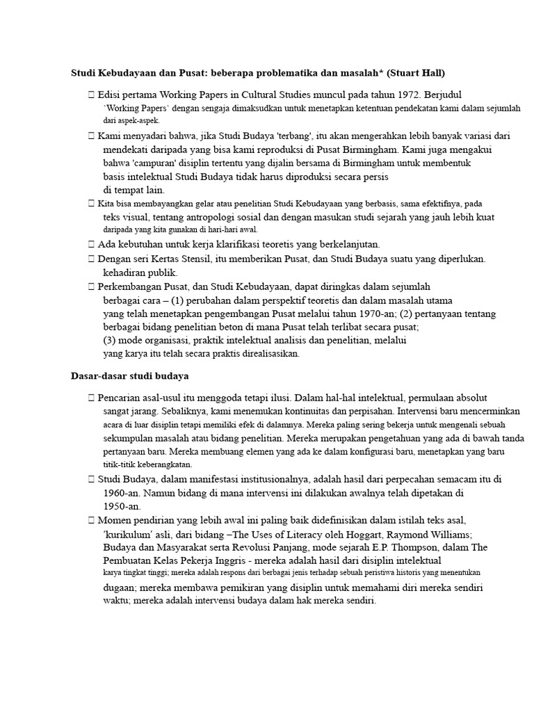 Cultural Studies | PDF