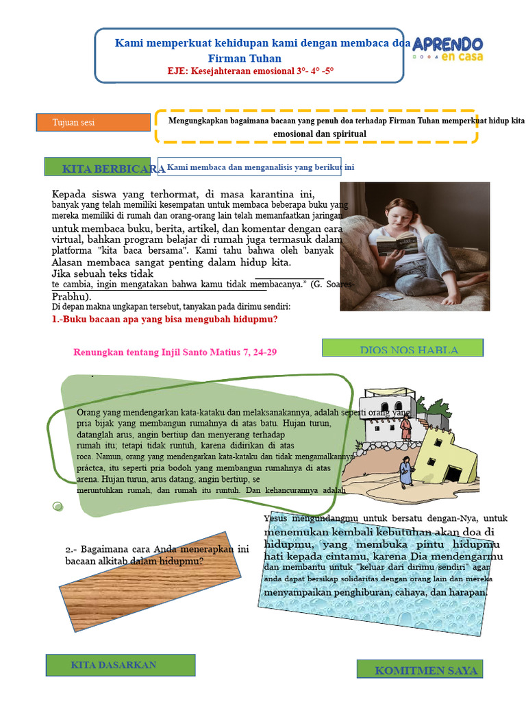 Doa dan Bacaan Firman Tuhan untuk Kehidupan | PDF