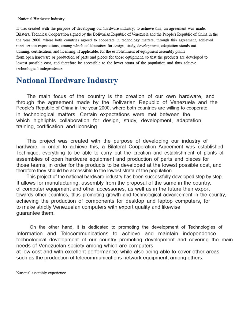 National Hardware Industry | PDF | Programmable Logic Controller ...