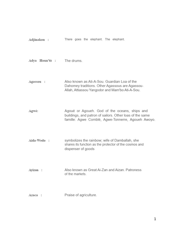 Agwe: God of Water and Oceans | PDF | Haitian Vodou