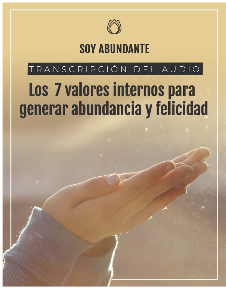 SA-M1 3+the+7+internal+values+to+generate+abundance+and+happiness | PDF ...