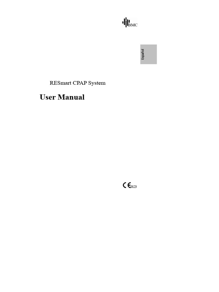 RESmart CPAP User Manual V2.0 | PDF | Medical Specialties | Clinical ...