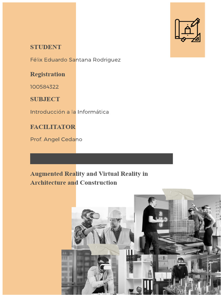Augmented Reality and Virtual Reality in Architecture and Construction ...