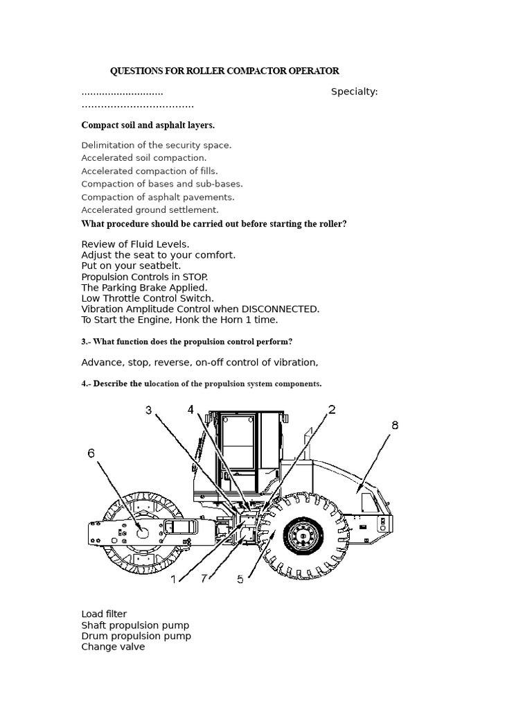Roller Compactor and Skid Steer Operator Guide | PDF | Pump | Engines