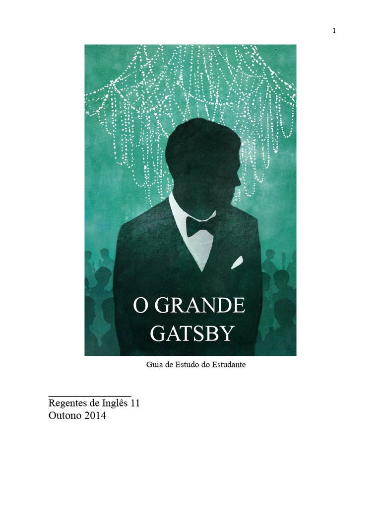 Guia de Estudo: O Grande Gatsby | PDF | Narrativa | O Grande Gatsby