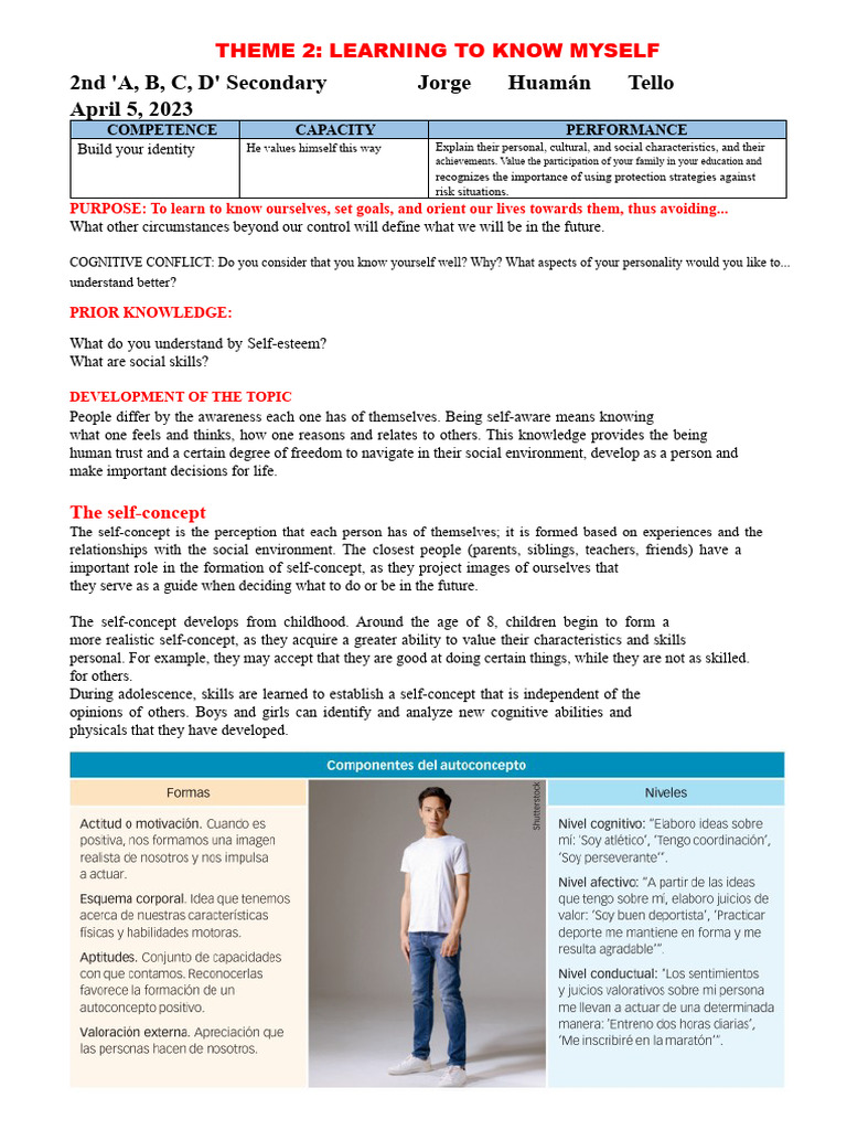 Understanding Self-Concept and Identity | PDF | Self Concept | Gender ...