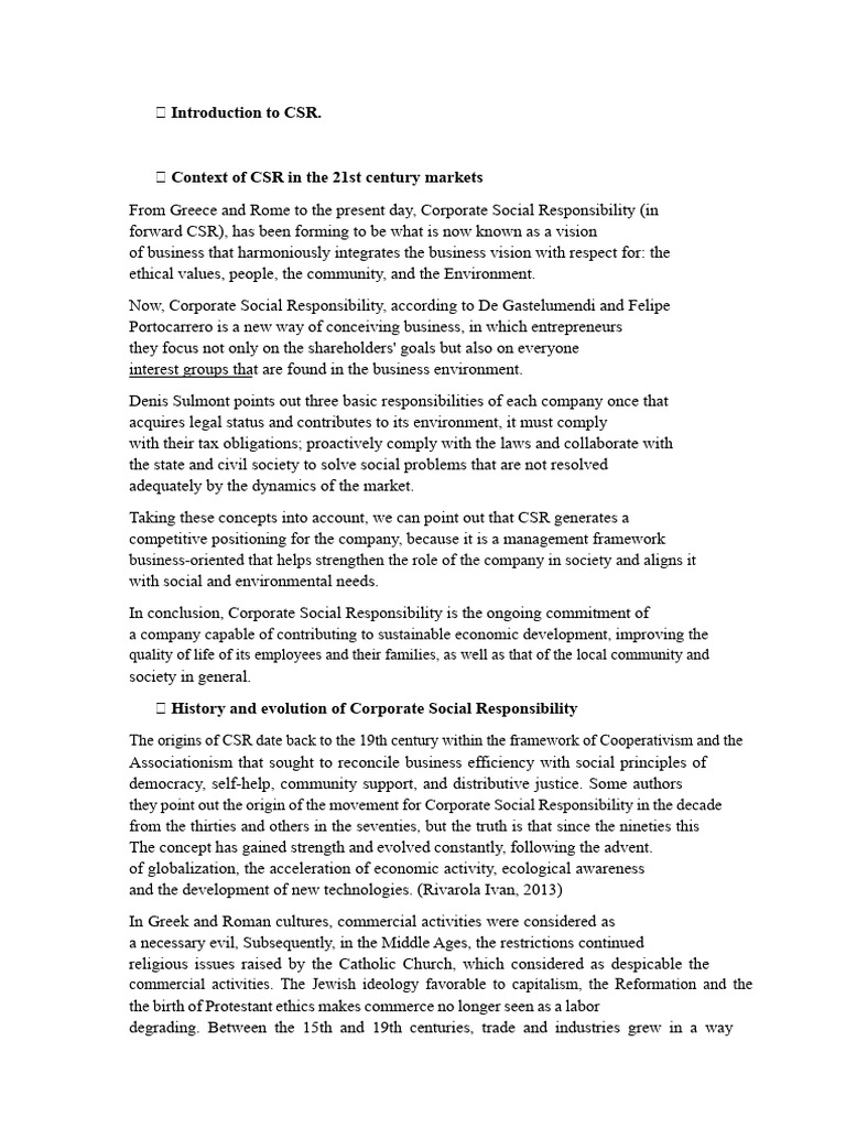 Understanding Corporate Social Responsibility | PDF | Corporate Social ...