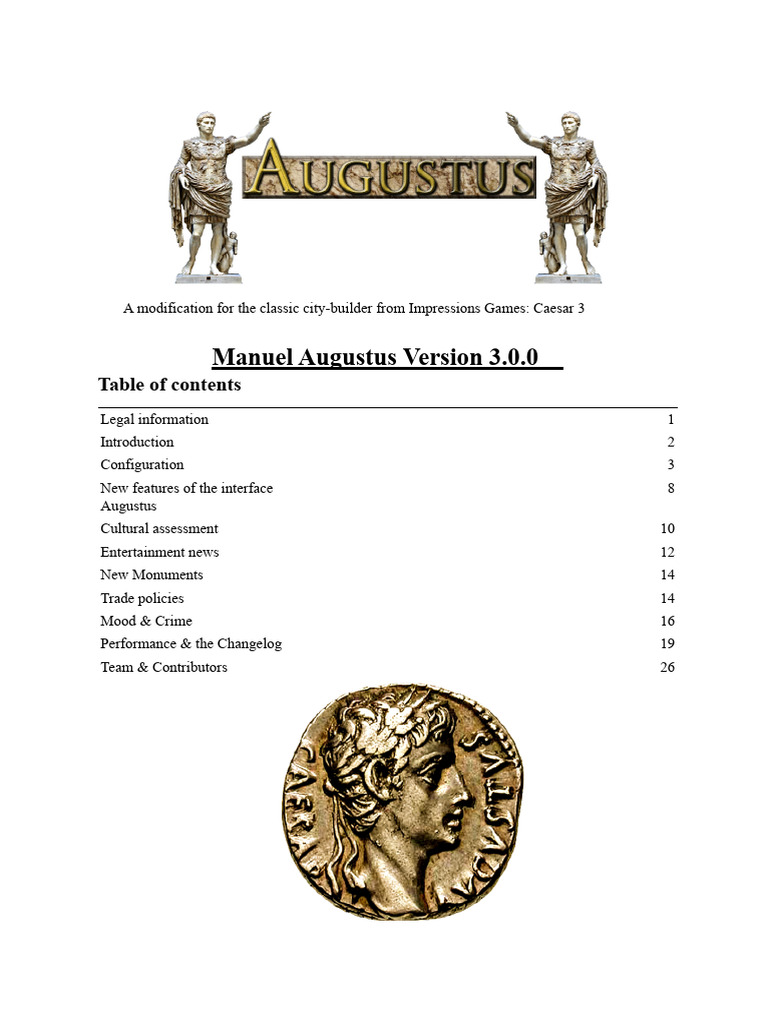 Augustus Manual French 3.0 | PDF