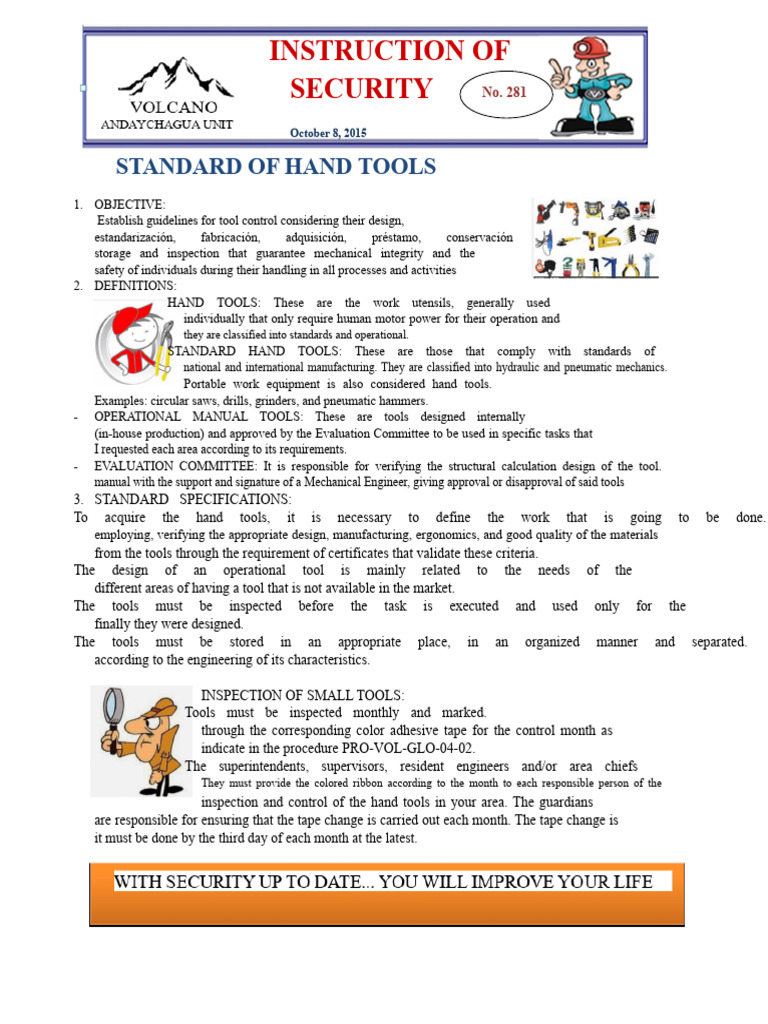 Manual Tools Standard | PDF | Tools