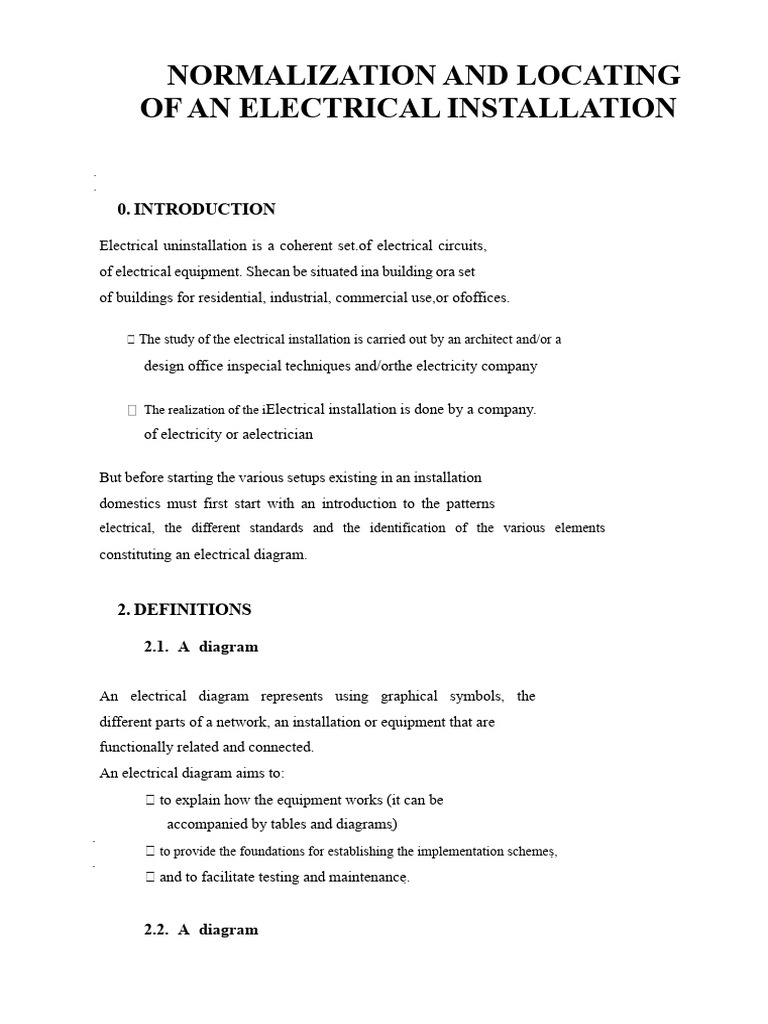 Electrical Scheme Course | PDF | Electricity | Electrical Engineering