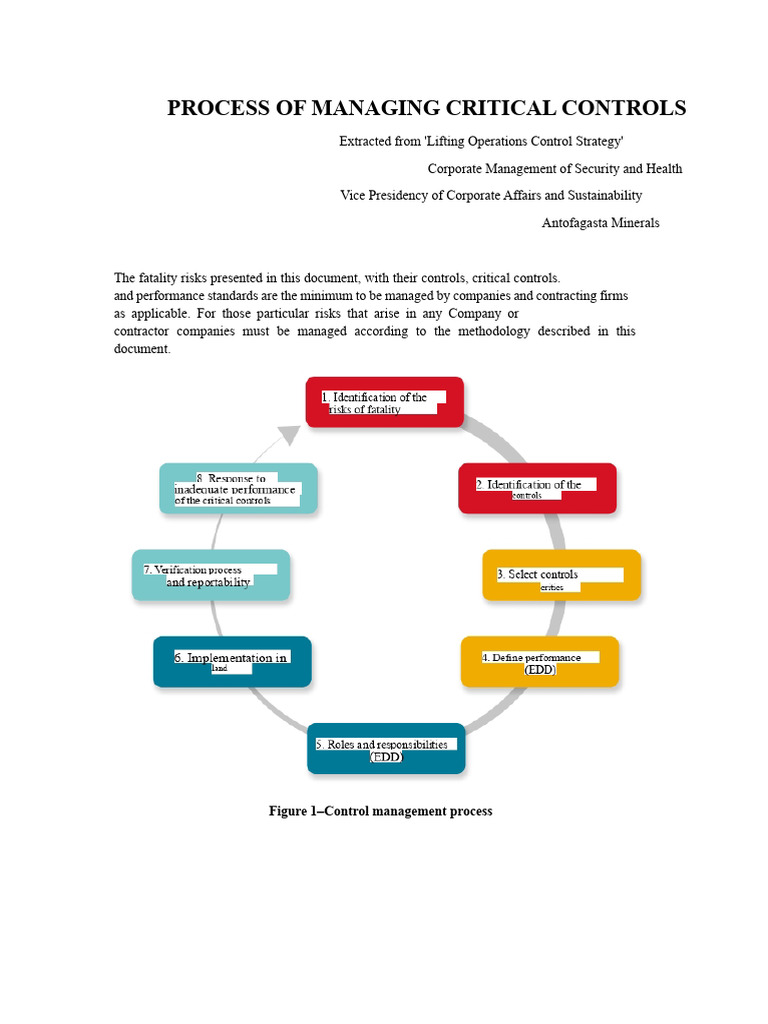 Critical Control Management Process | PDF | Risk | Change Management