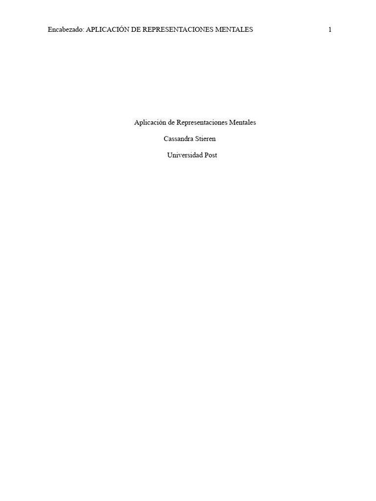 Estrategias de Representaciones Mentales en Educación | PDF ...