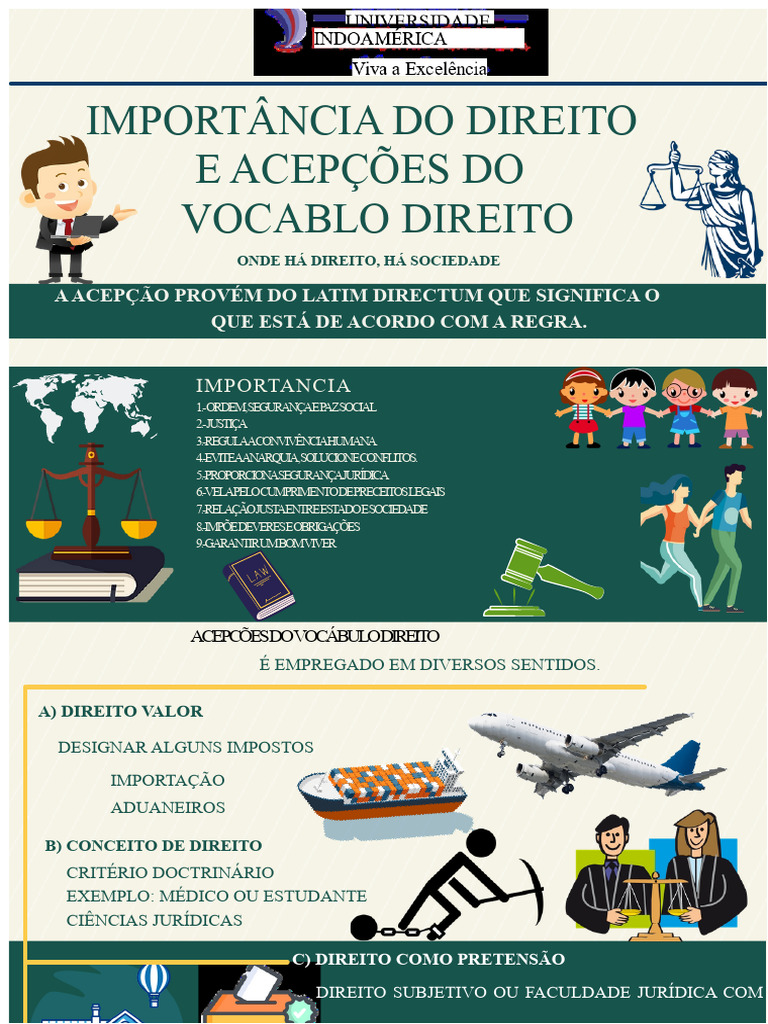 Importância e Acepções do Direito | PDF