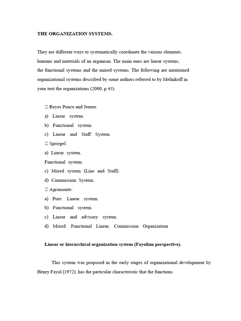 Understanding Organizational Systems | PDF | System | Policy