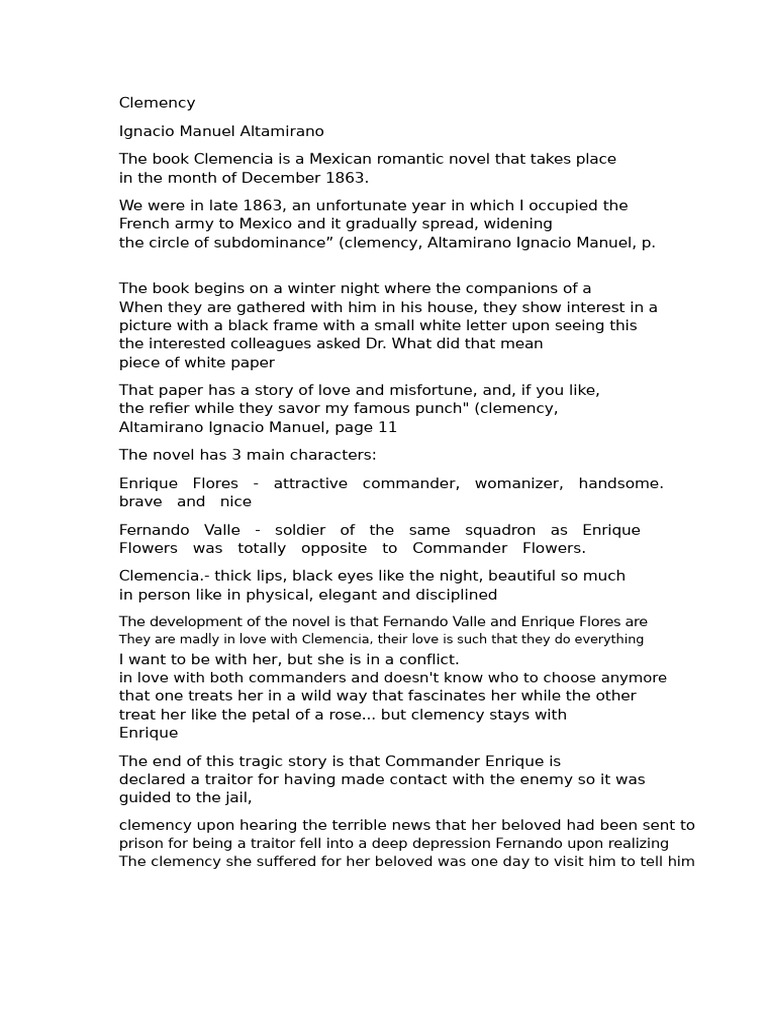 Clemency Summary | PDF